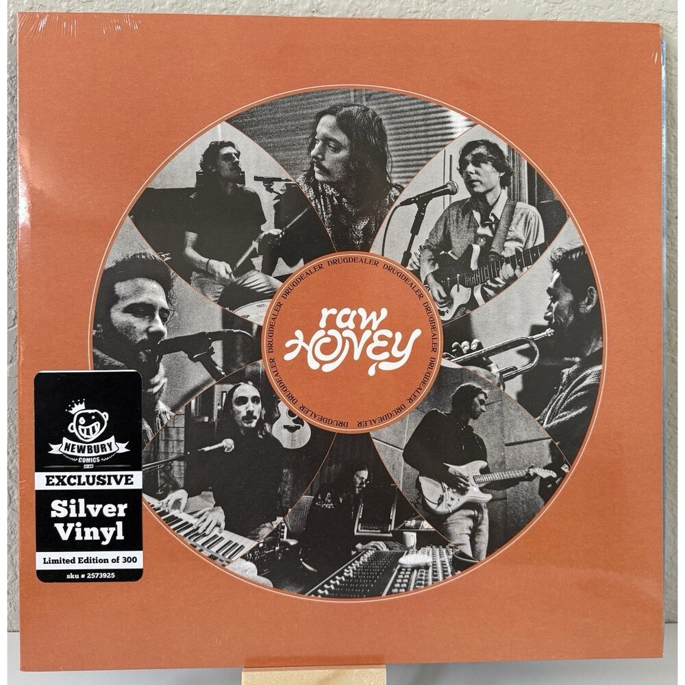 Drugdealer ‎– Raw Honey MEX248 - Newbury Comics Ltd. Ed./300 Silver Vinyl LP